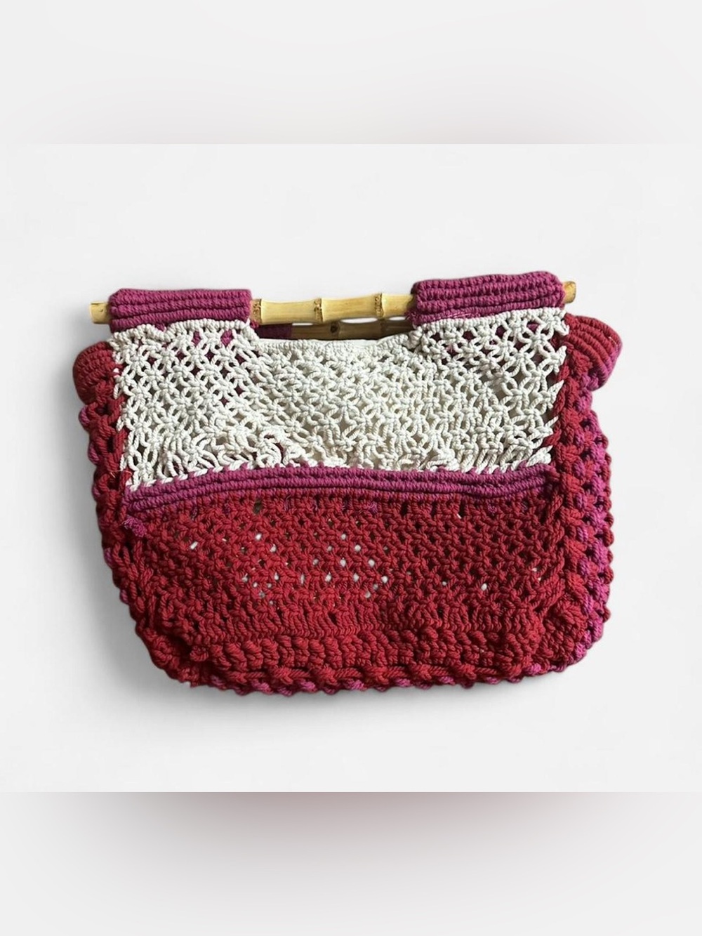 Do Everything In Love Straw Studios Crochet Handbag